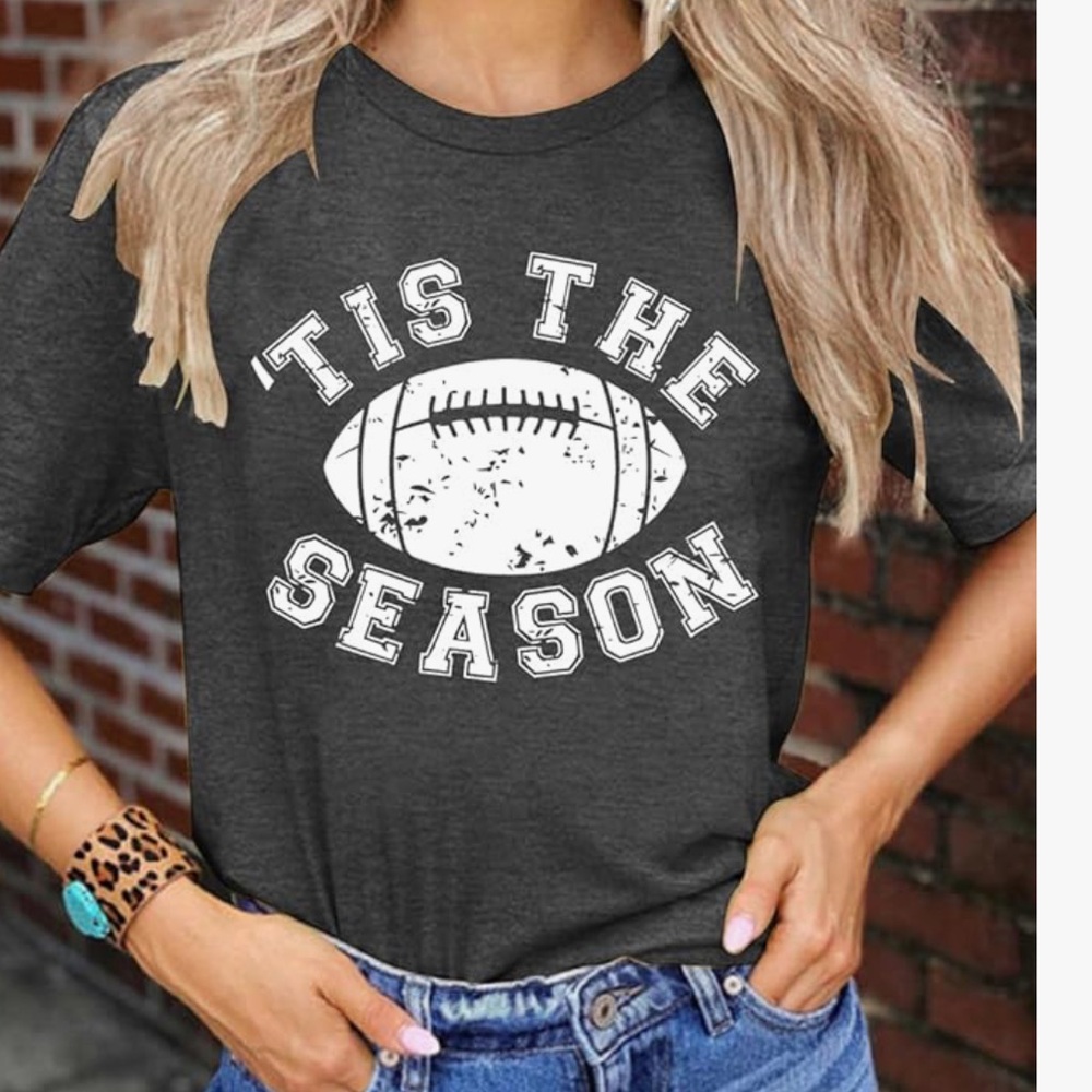 Football Shirts for Women Game Day Tshirt Sunday Football
Graphic Tee Top Funday